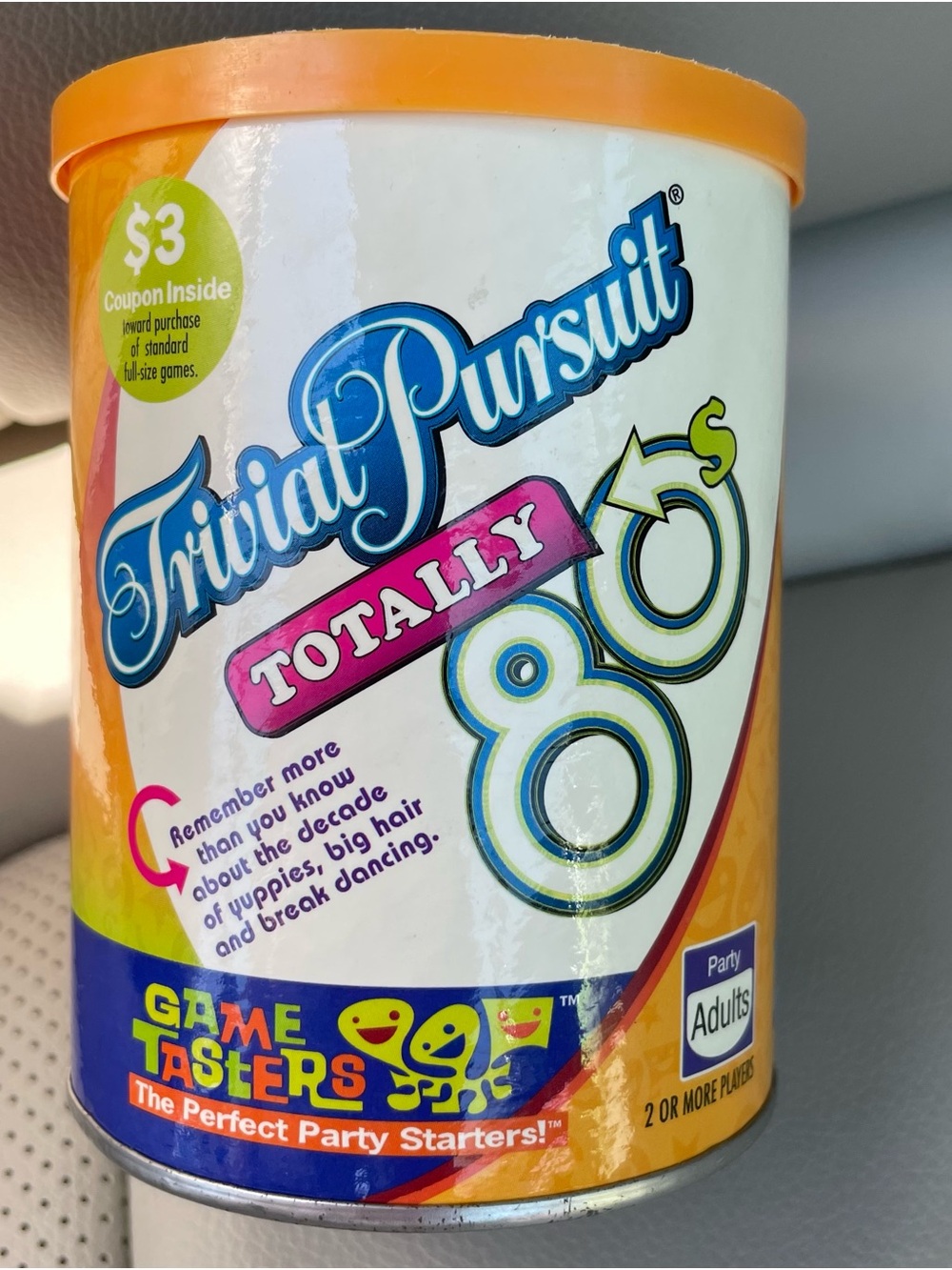 Hasbro Trivial Pursuit Tasters Edition Totally 80s Party Game